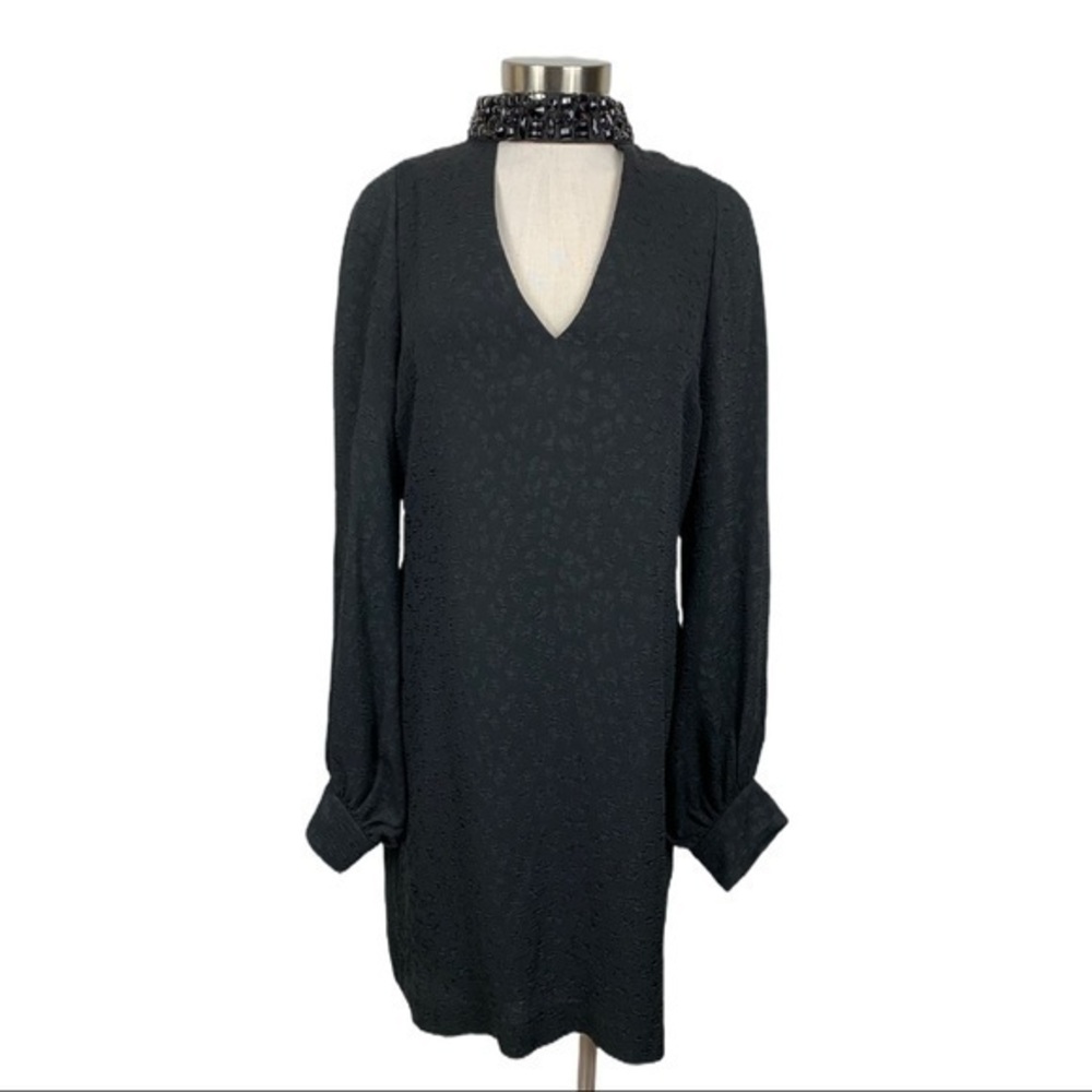Tracy Reese Black Label Black Long‎ Sleeve Dress